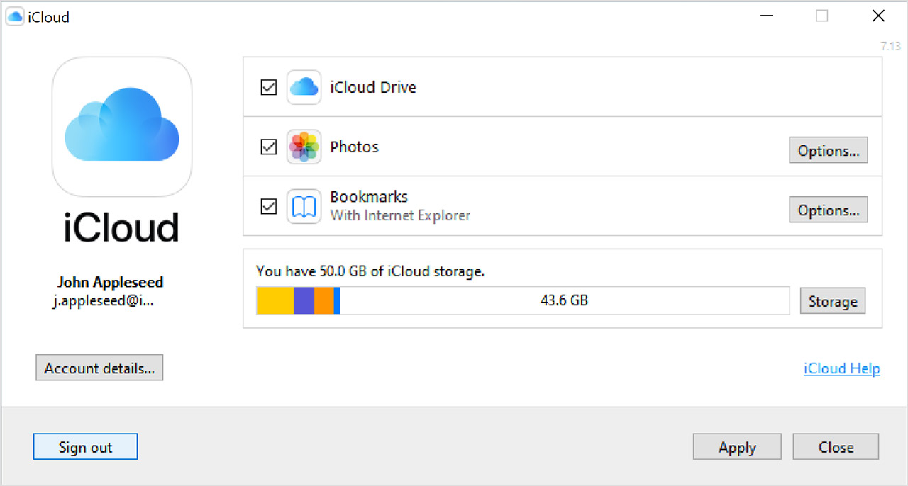 downloading from icloud onto windows 10