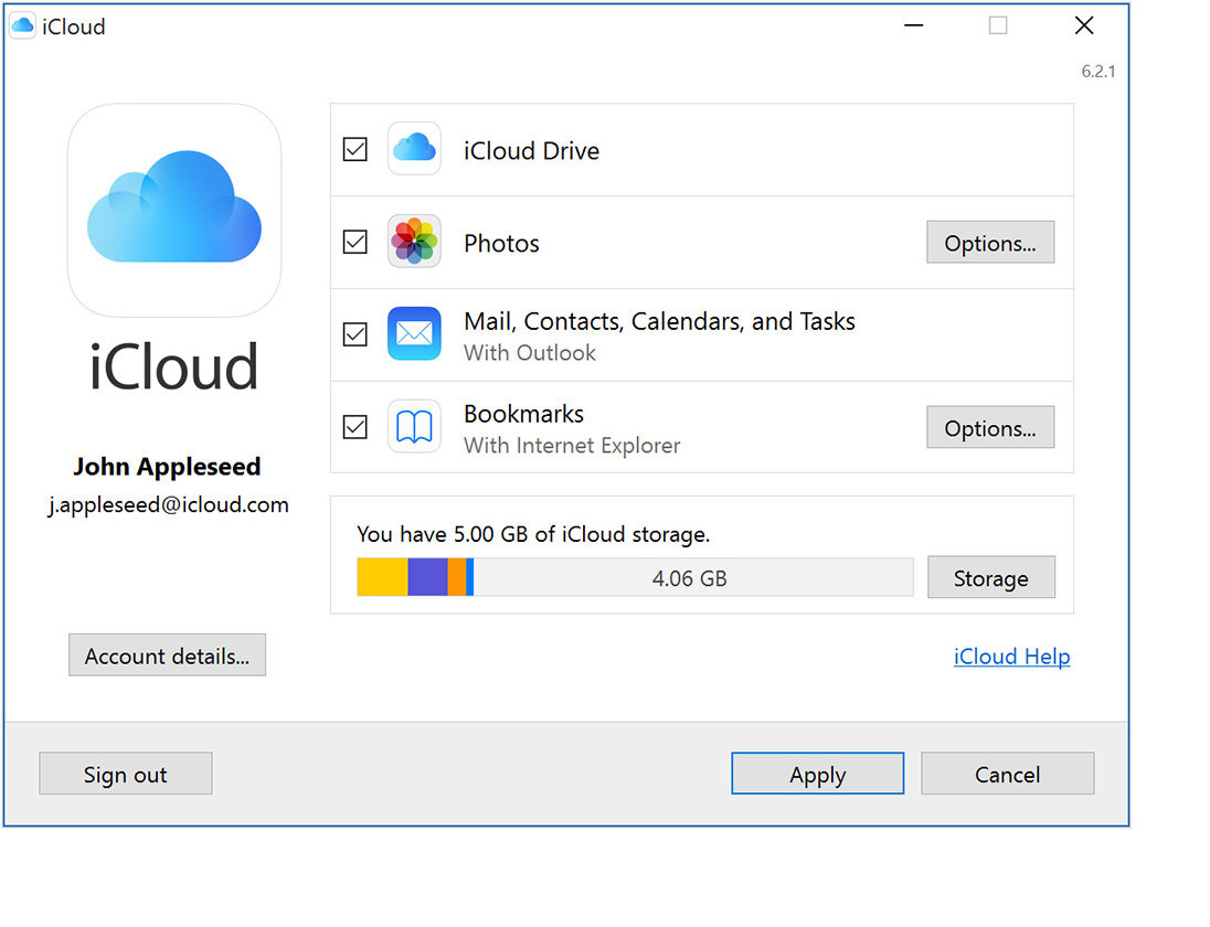 backup icloud sul computer