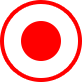 ícone vermelho de gravação