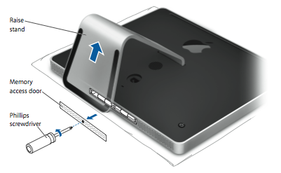 replacing memory in imac 2013 model