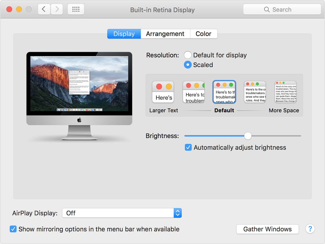 imac retina display