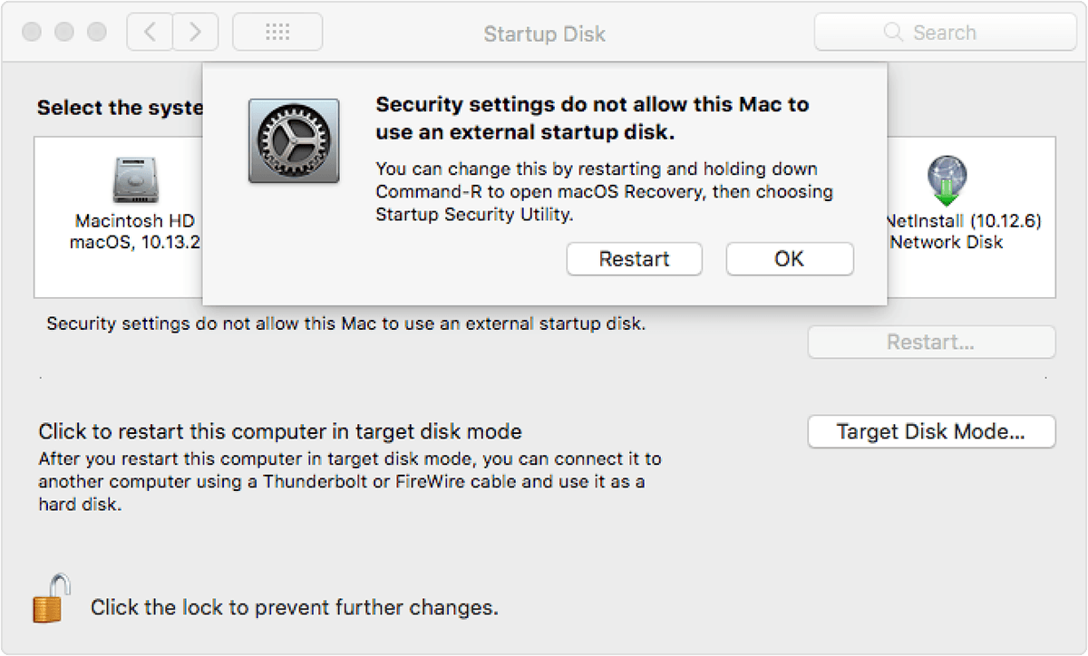 About Startup Security Utility Apple Support