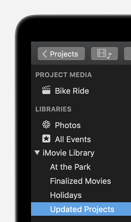 how to save imovie project on mac