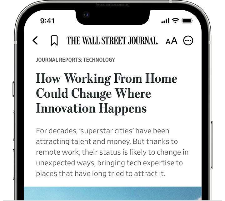 A news story from the Wall Street Journal
