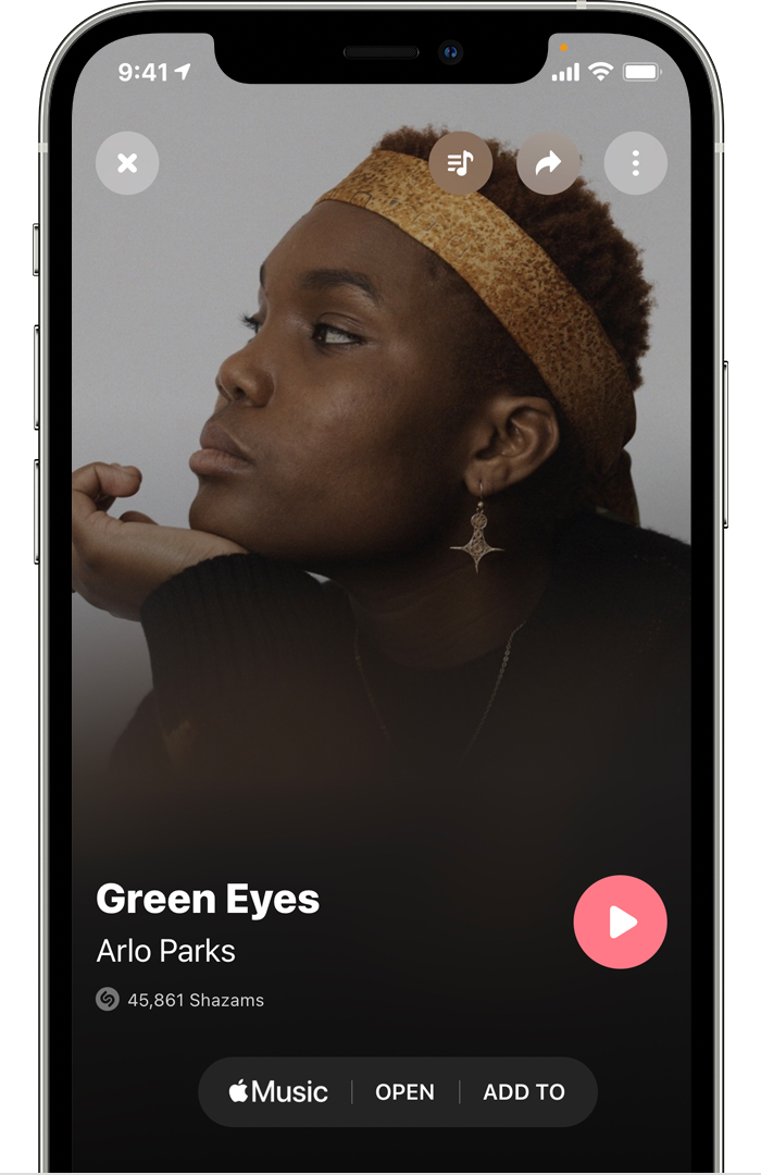 Use Shazam With Apple Music Snapchat And More Apple Support