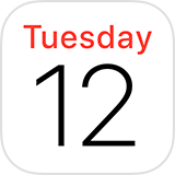 ipad calendar app icon