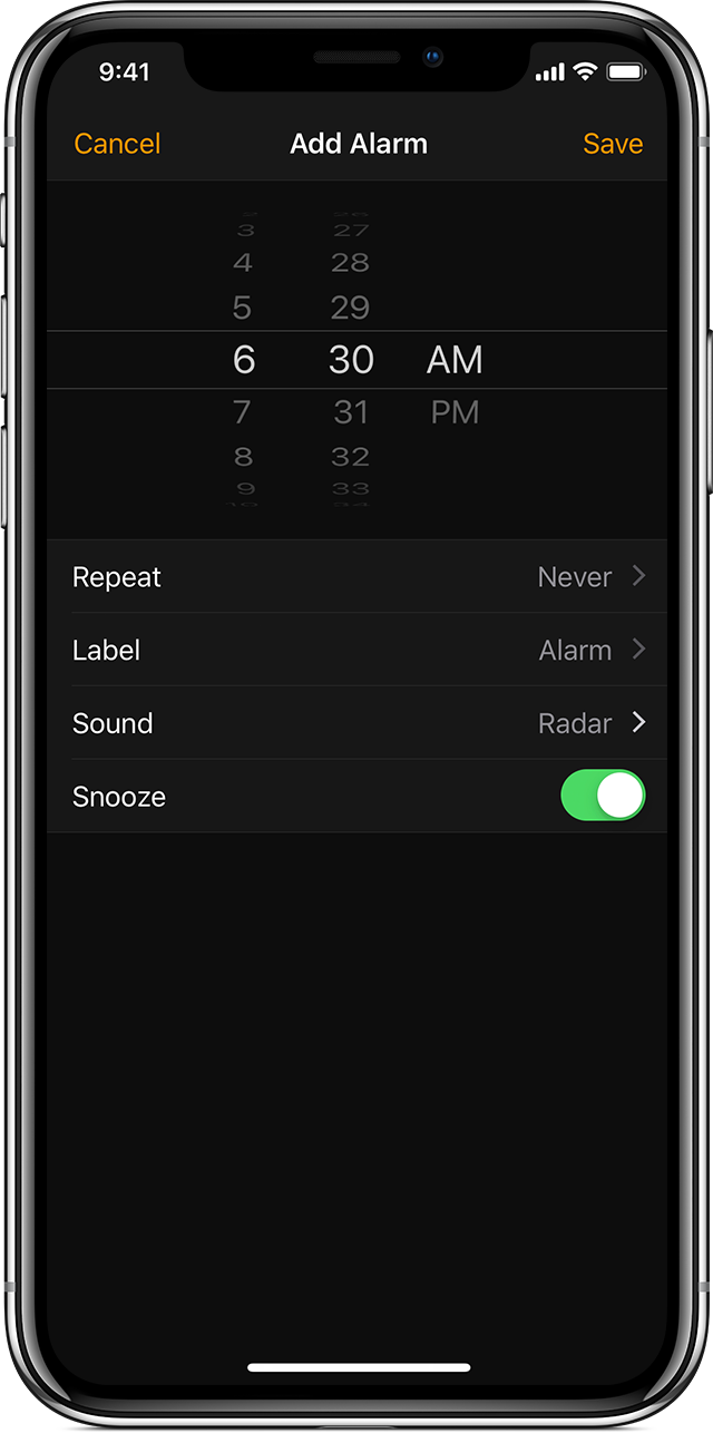 How to set and manage alarms on your iPhone - Apple Support