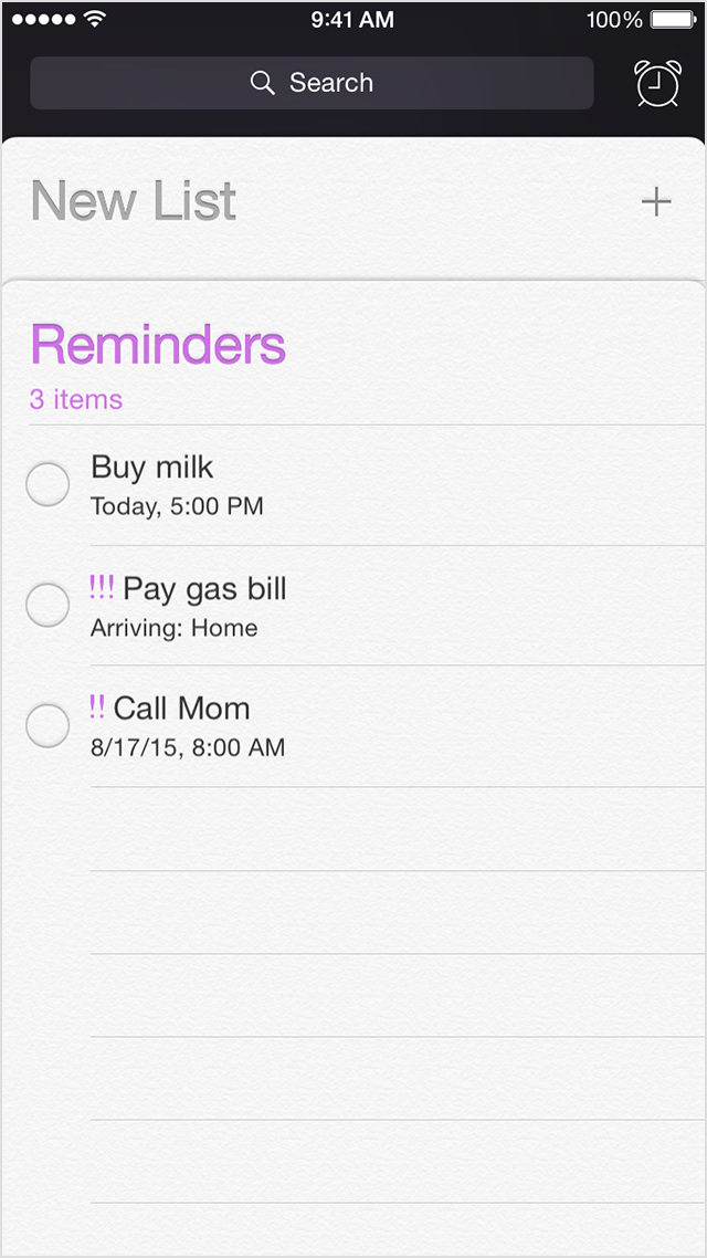 how to reorder reminders on mac