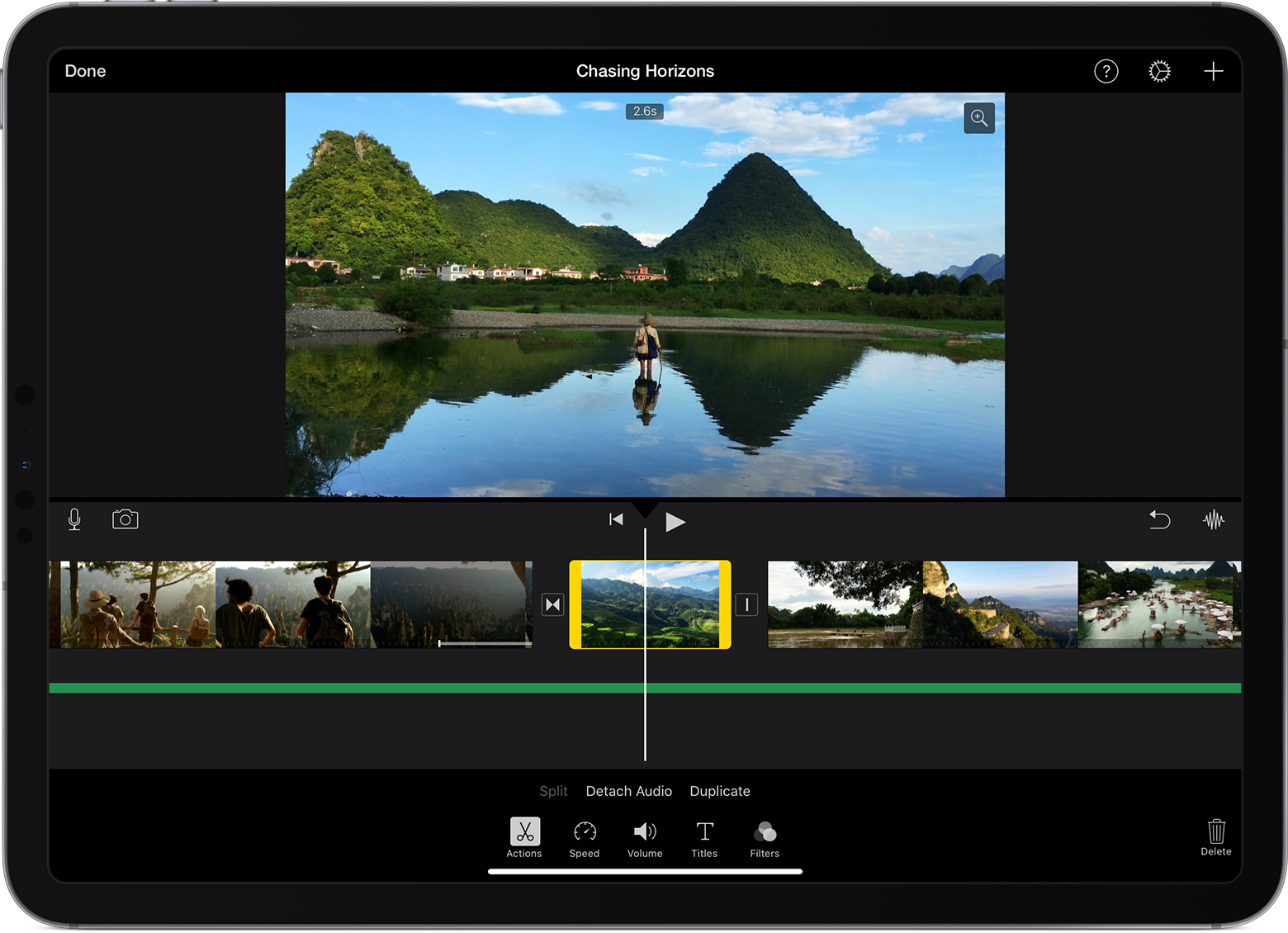 how to reverse video in imovie on iphone