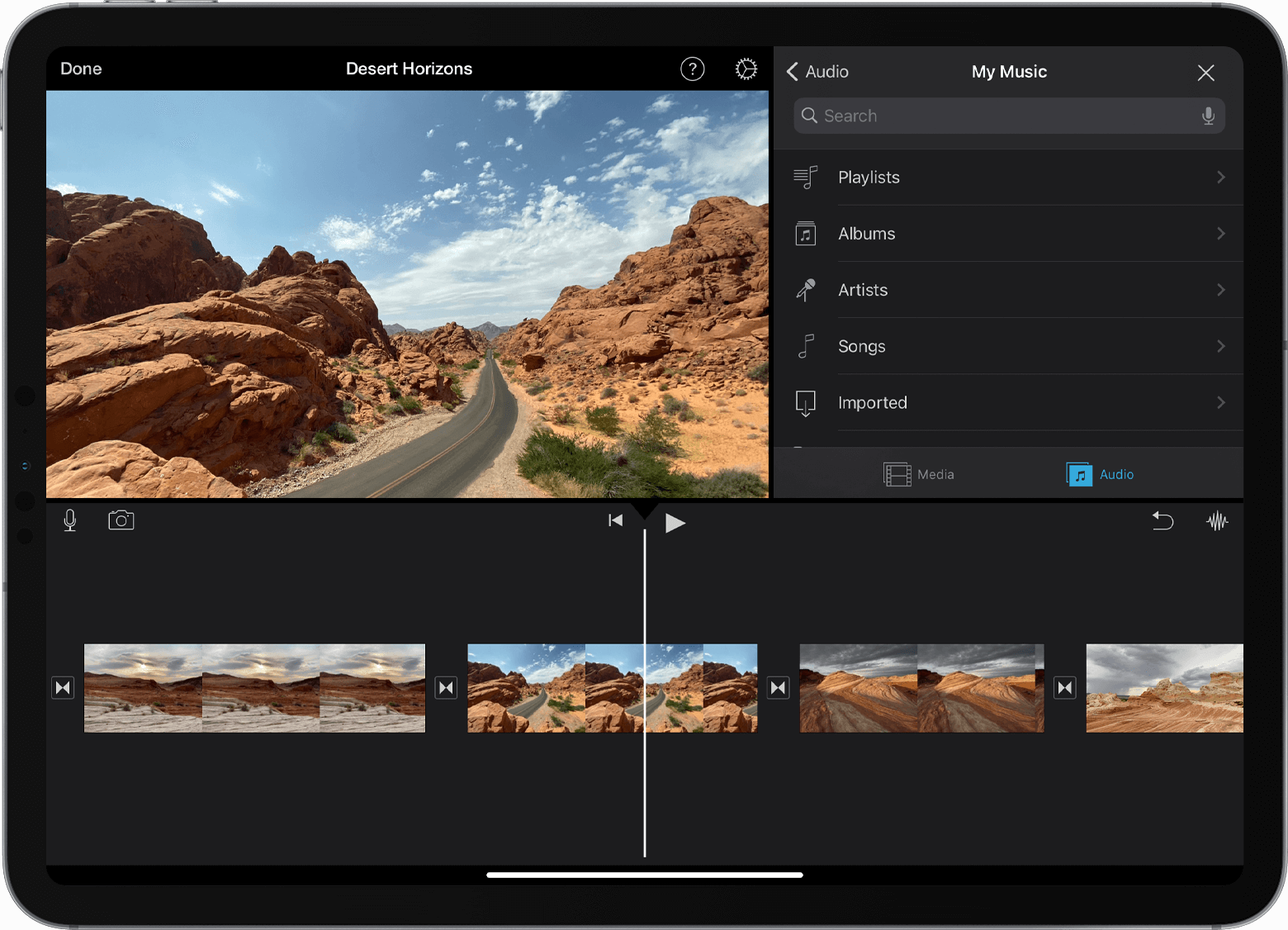 Add songs and other audio files to your iMovie project - Apple Support