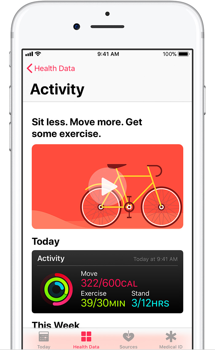 Use the Health app on your iPhone or iPod touch - Apple ...