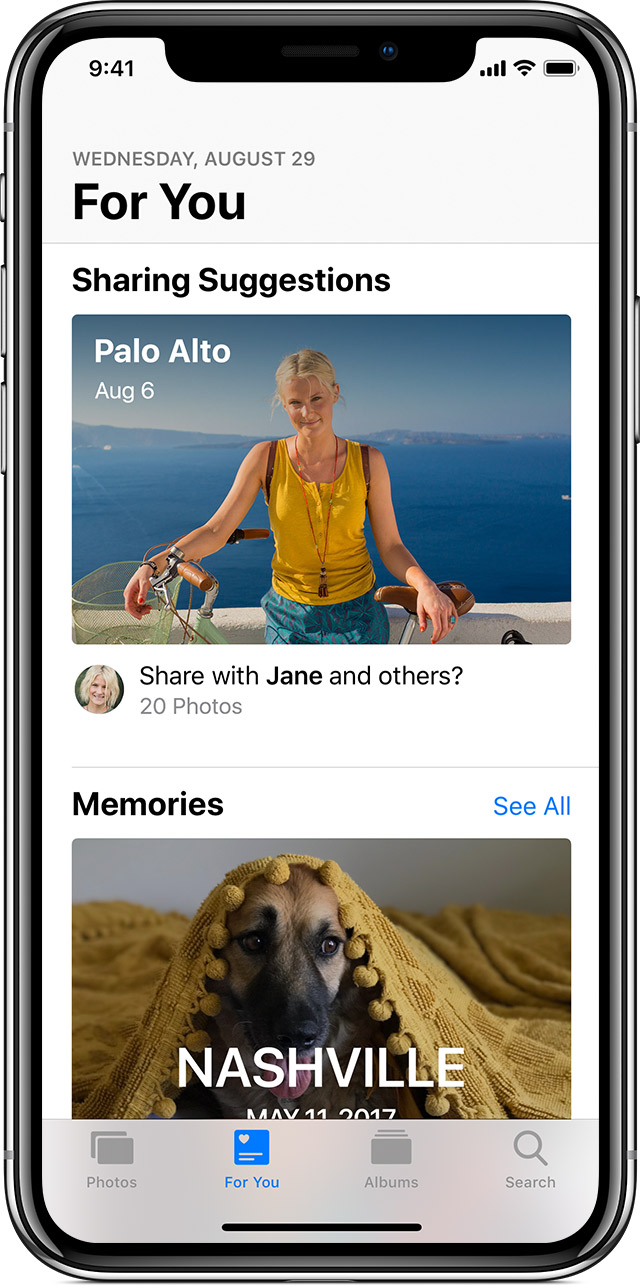 Use Sharing Suggestions In Photos Apple Support