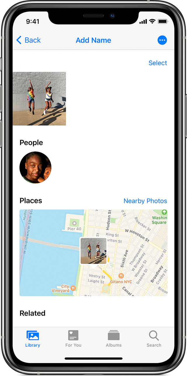 Use The People Album In Photos On Your Iphone Ipad Or Ipod Touch Apple Support