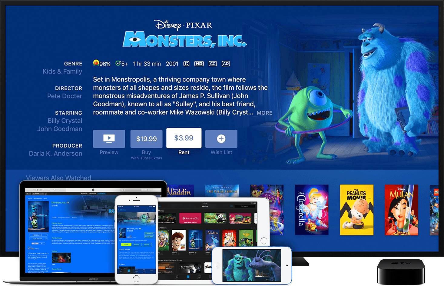 free movie app for apple tablet