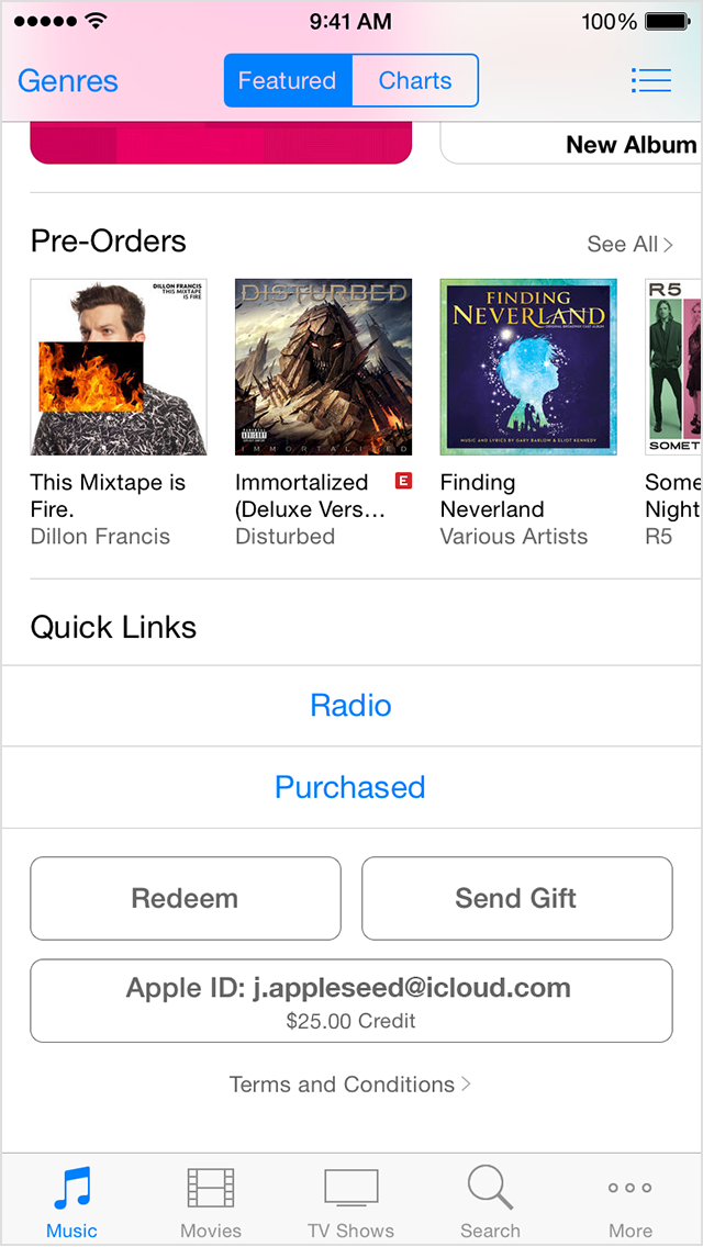 Redeem iTunes Gift Cards and codes - Apple Support