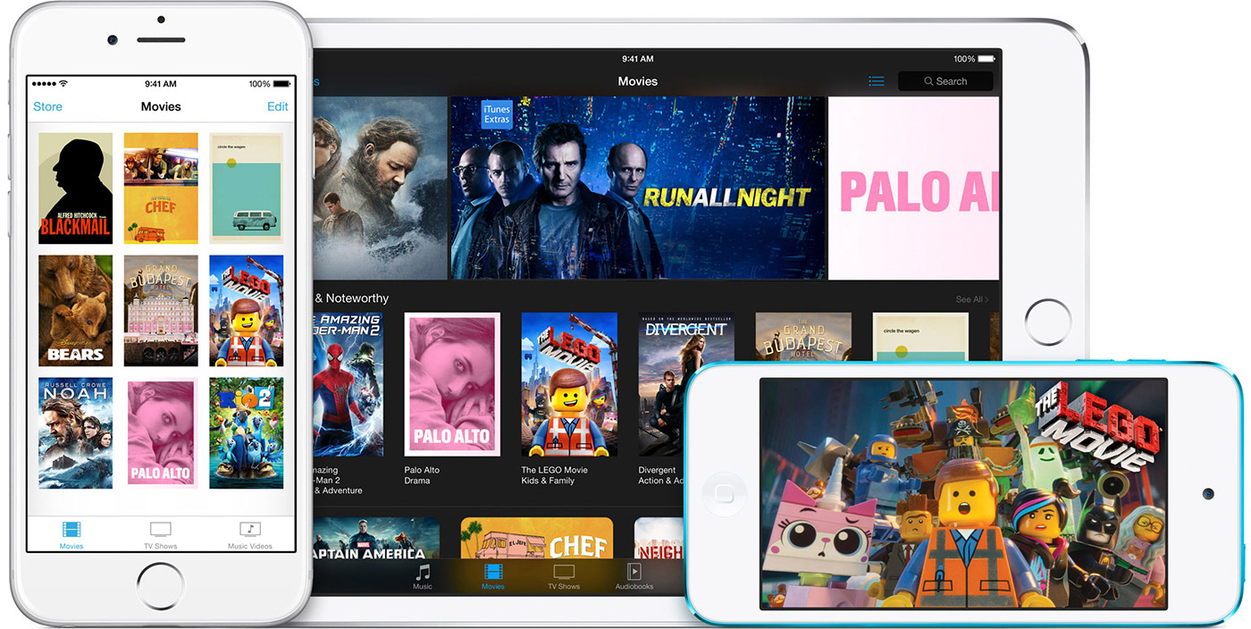 watch movies rented on itunes