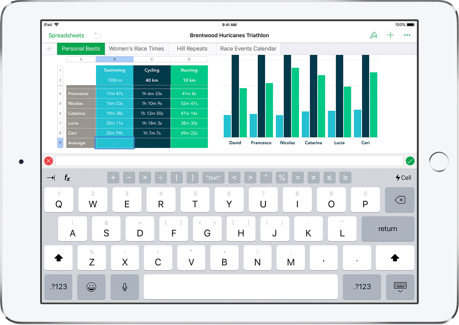 Learn about simplified data entry in Numbers for iOS Apple Support