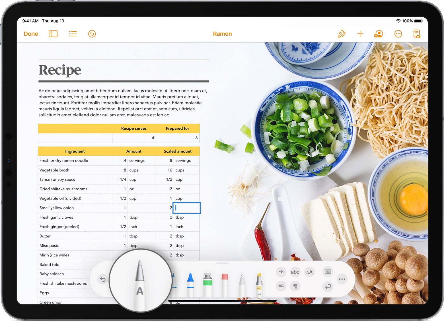 Draw, annotate, and use Scribble in Pages   Apple Support