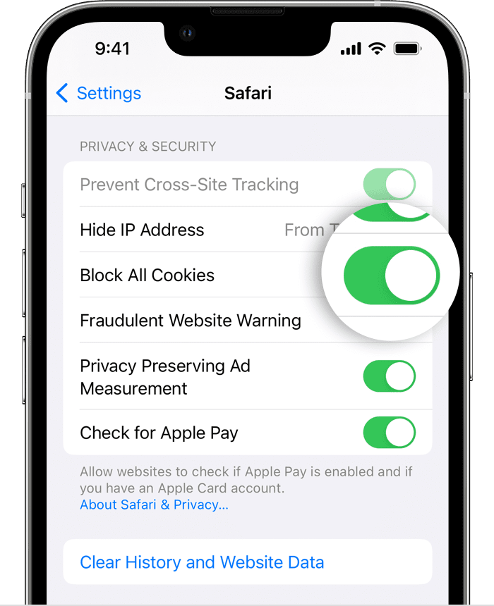 Clear the history and cookies from Safari on your iPhone, iPad, or iPod  touch - Apple Support
