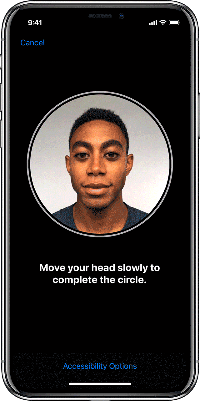 Setting Up Face ID (Photo: Apple)