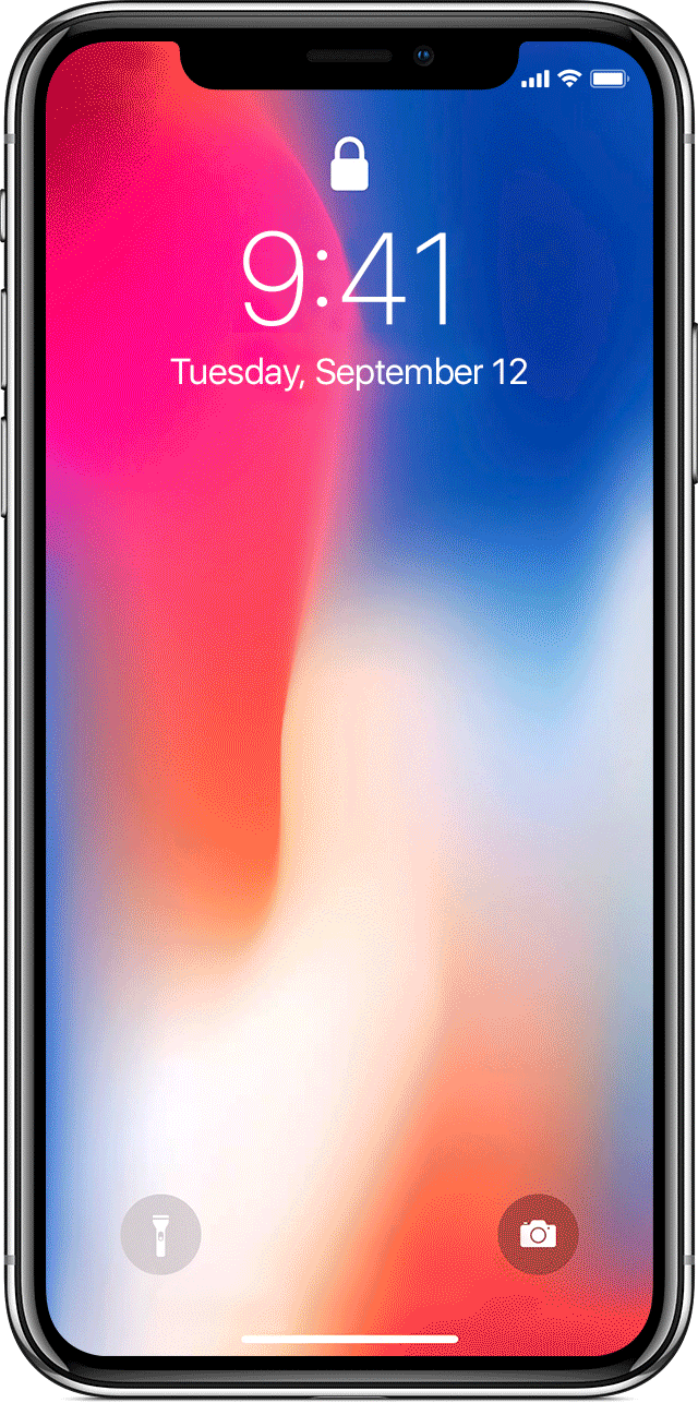 Unlocking iPhone X using Face ID