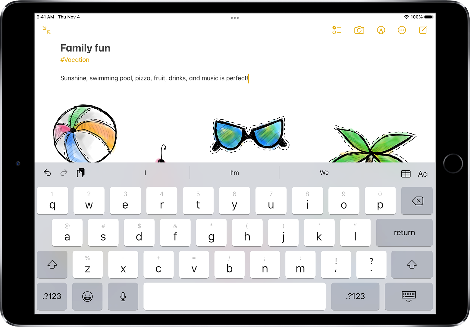 ipados floating keyboard