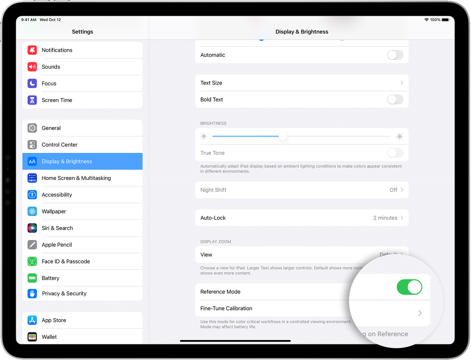 Use Reference Mode on your iPad Pro - Apple Support