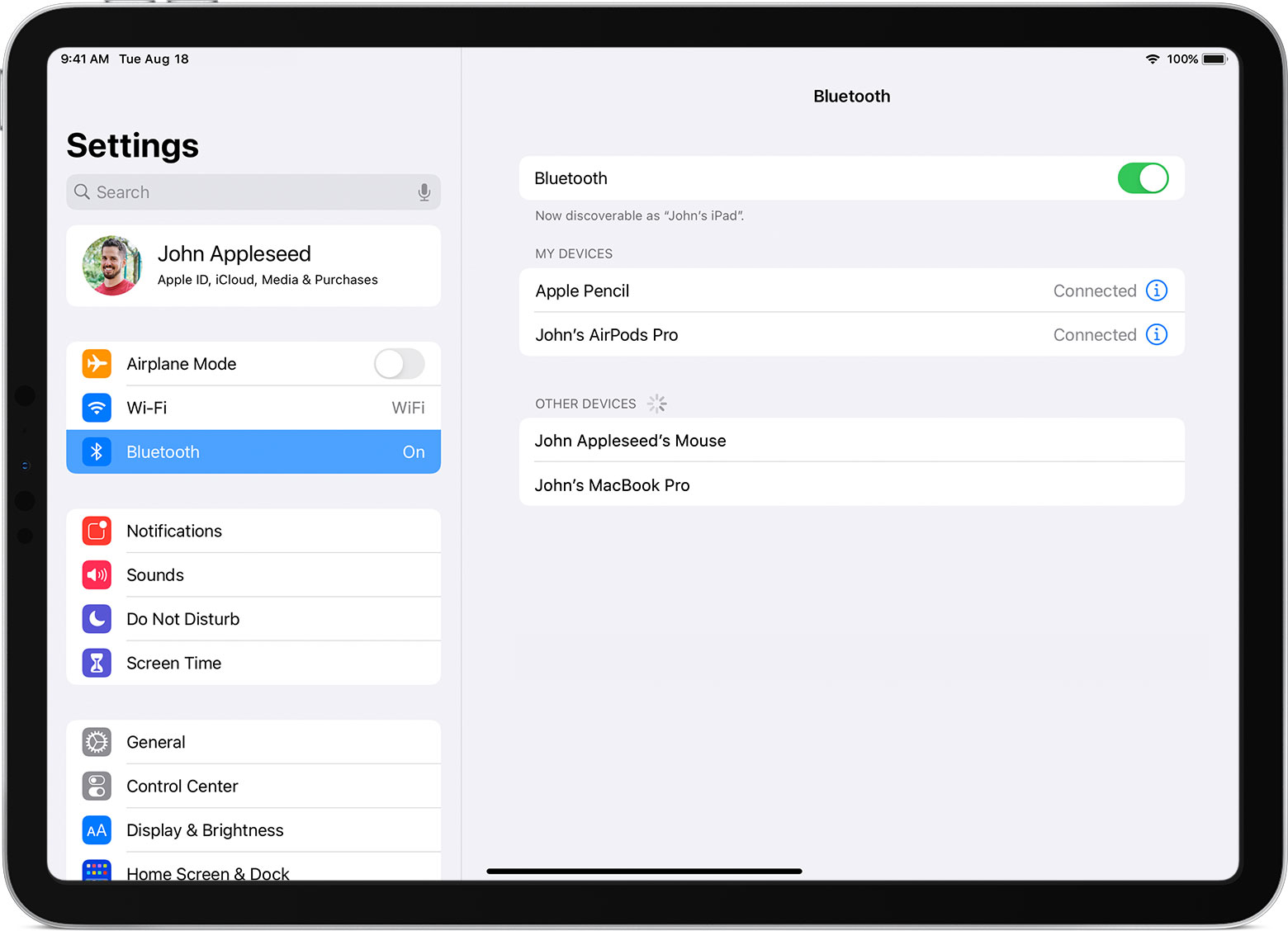 Connect a Bluetooth mouse or trackpad to your iPad - Apple Support