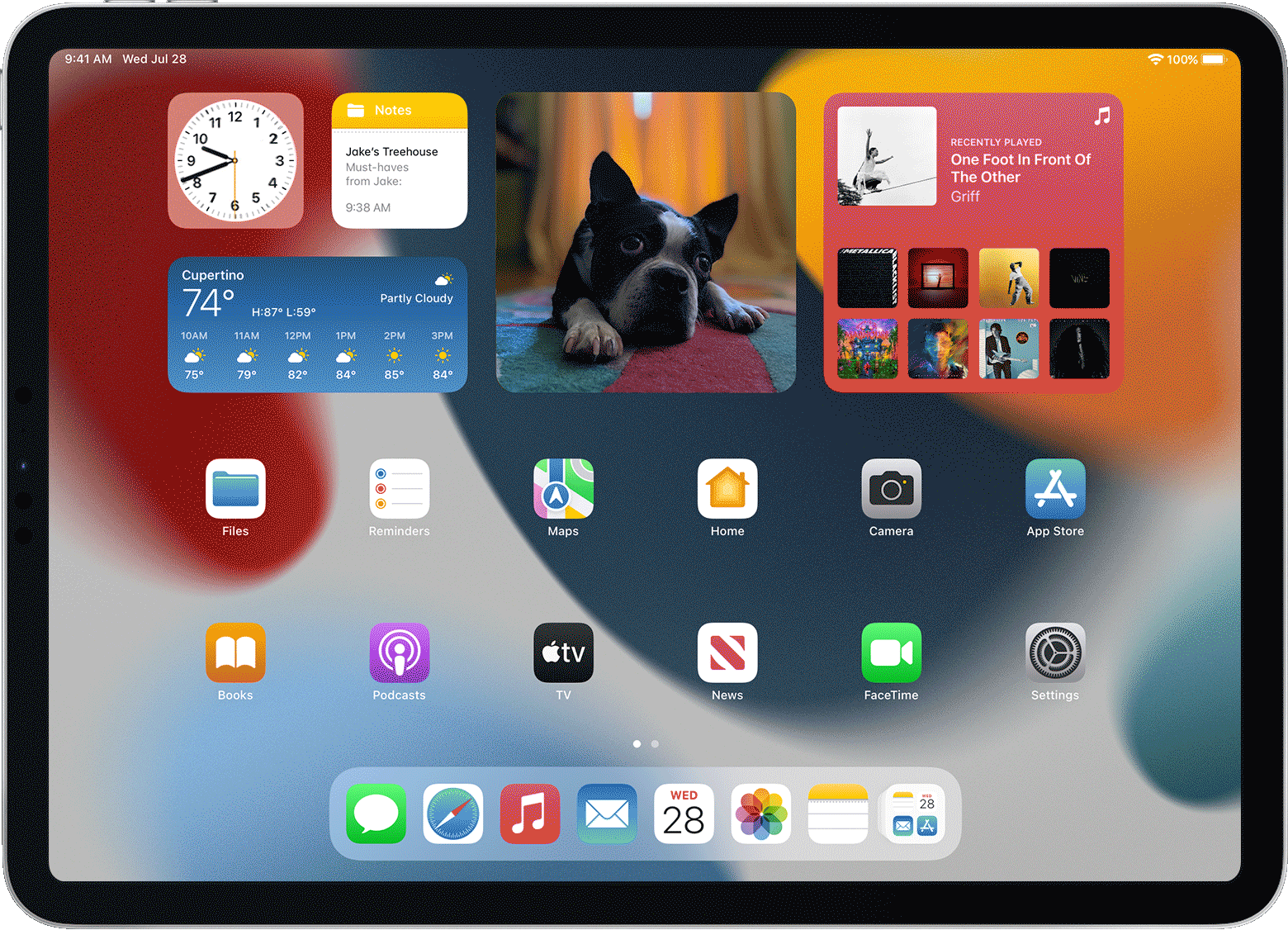 Use Widgets On Your Ipad Apple Support Uk