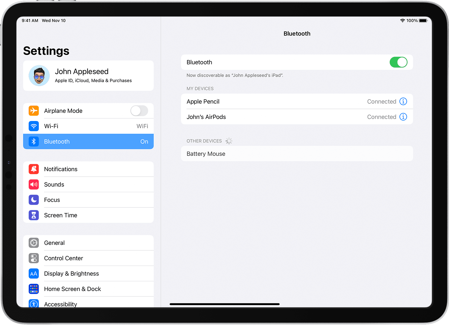 Connect a Bluetooth mouse or trackpad to your iPad - Apple Support (IE)