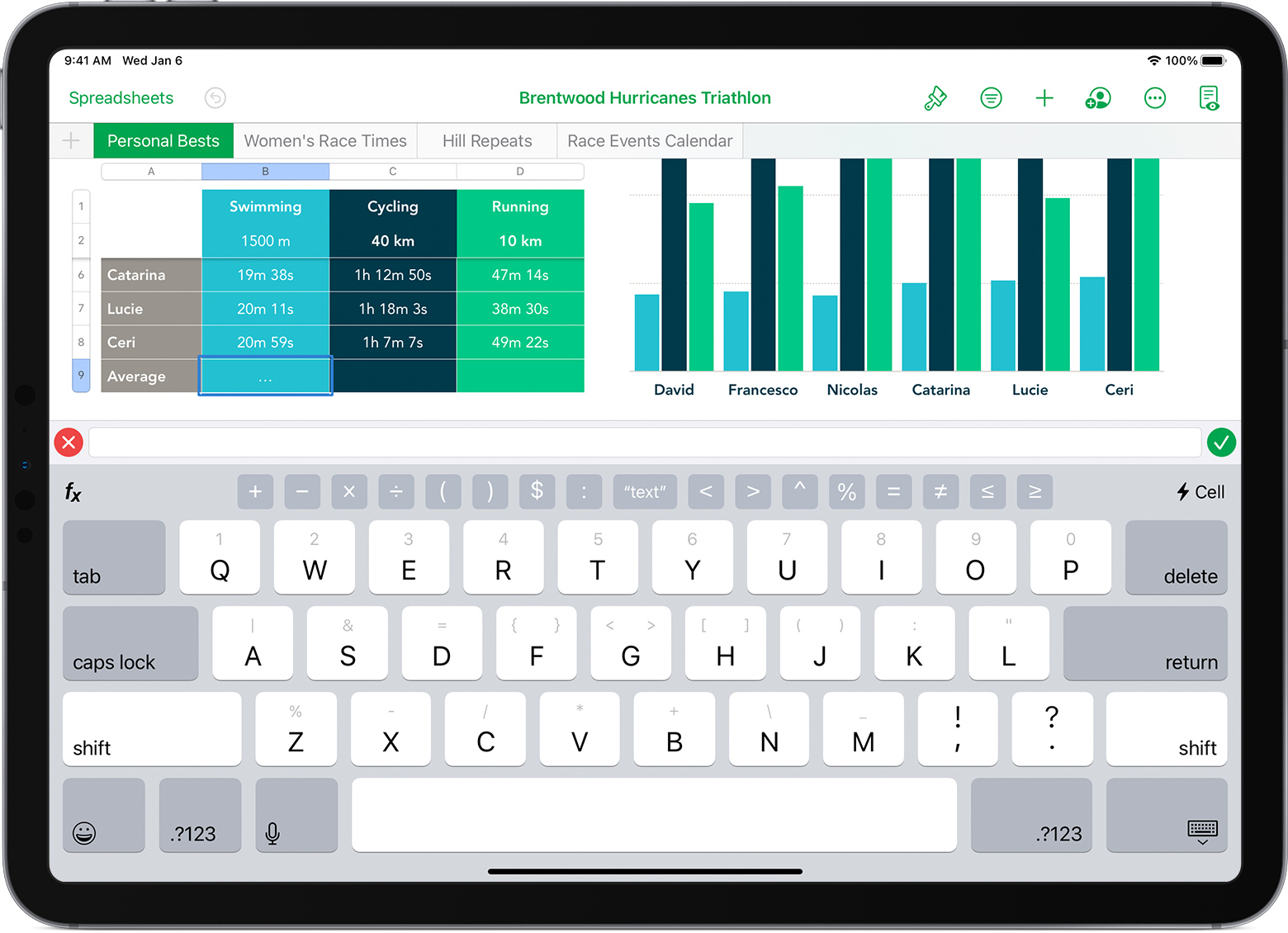 Find out more about simplified data entry in Numbers for iPhone, iPad and  iPod touch – Apple Support (UK)