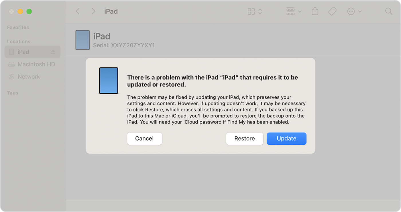 If you forgot your iPad passcode, use your Mac or PC to reset it - Apple  Support