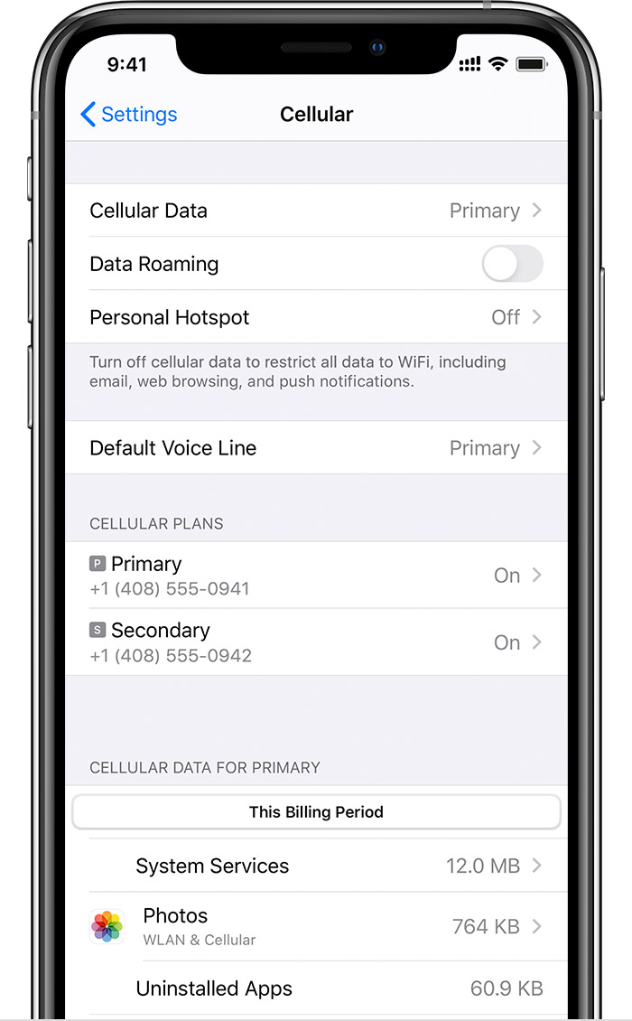 Using Dual SIM with an eSIM - Apple Support