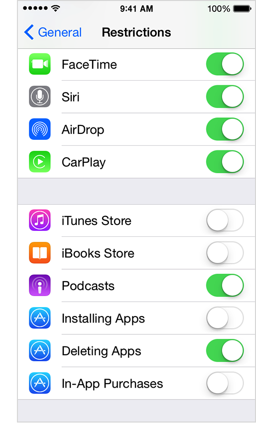 Use Restrictions to prevent purchasing on your iPhone, iPad, or iPod