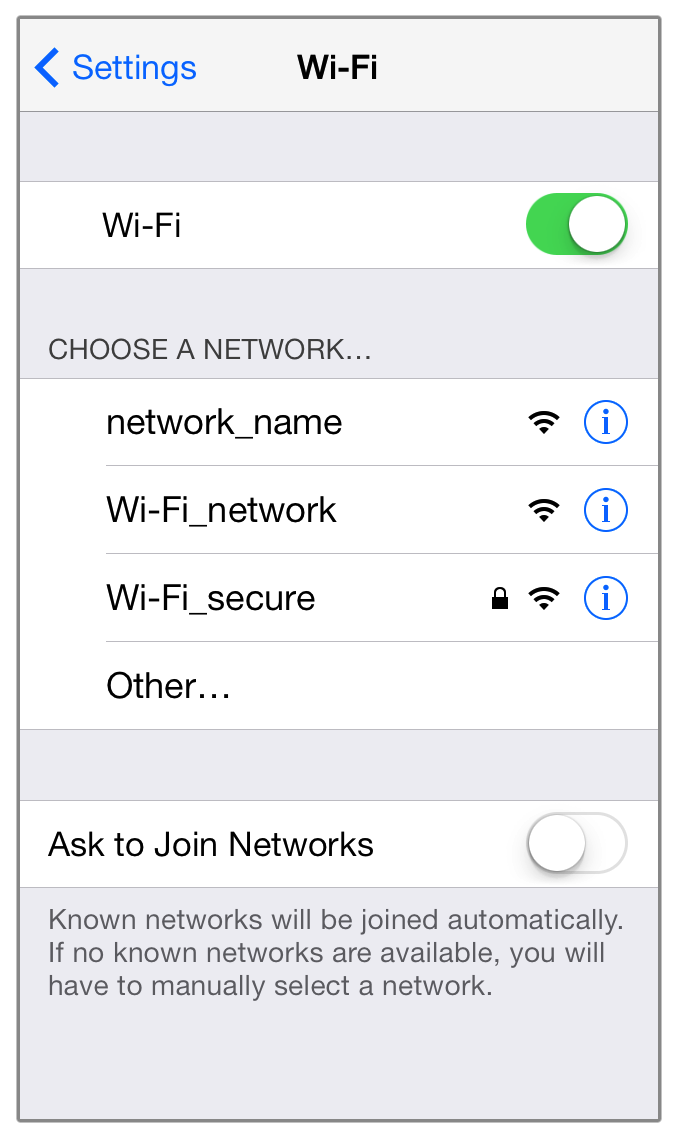 Ios Connecting To Wi Fi Learn How To Connect Your Iphone Ipad Or Ipod Touch To A Wi Fi Network Including Open Secure And Hidden Networks