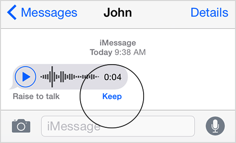 iPhone audio message disappeared - Apple Community