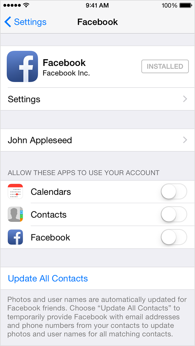 How To Sync Contacts To Facebook On Iphon Apple Community - roblox how to turn off contacts
