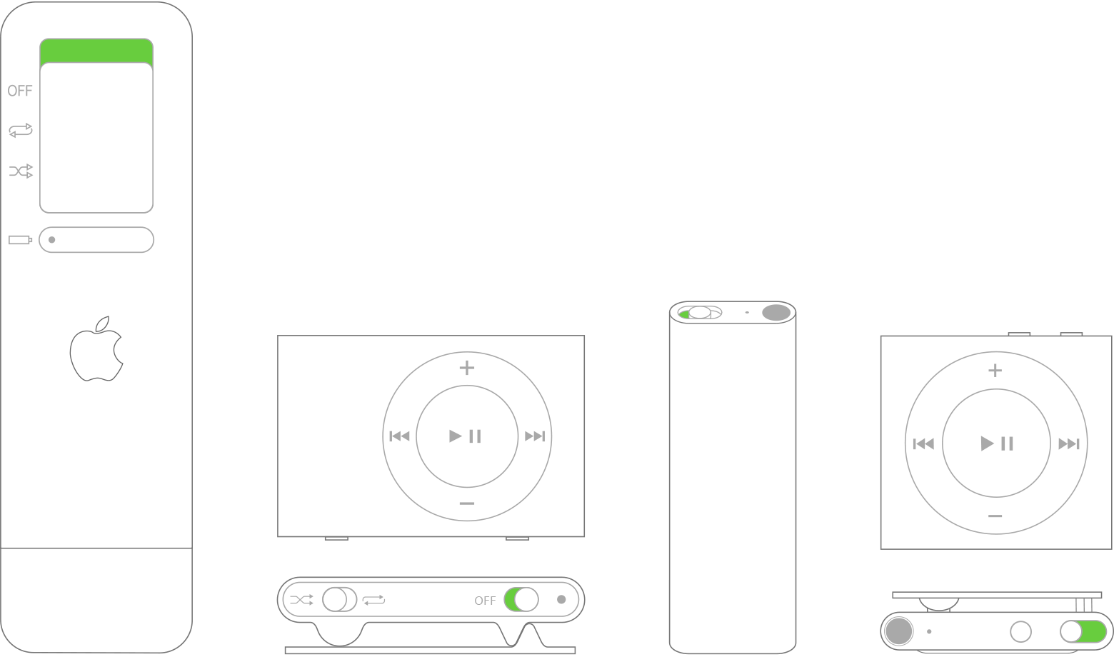 Neustart des iPod shuffle erzwingen - Apple Support (DE)