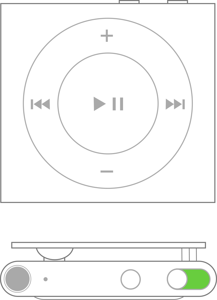 Cómo forzar el reinicio de tu iPod shuffle - Soporte técnico de Apple (ES)