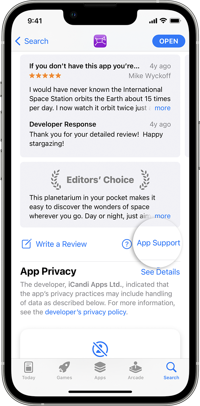 Apple Support on the App Store