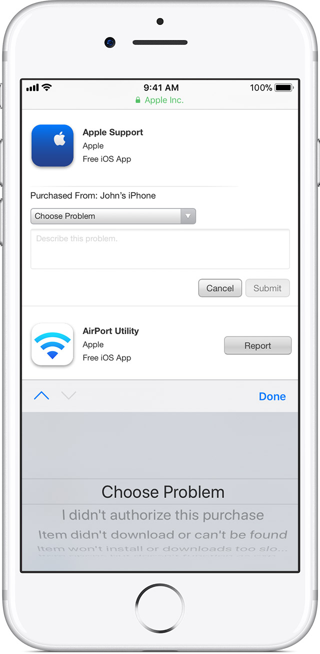 Get help with an item purchased from the App Store, iTunes Store ...