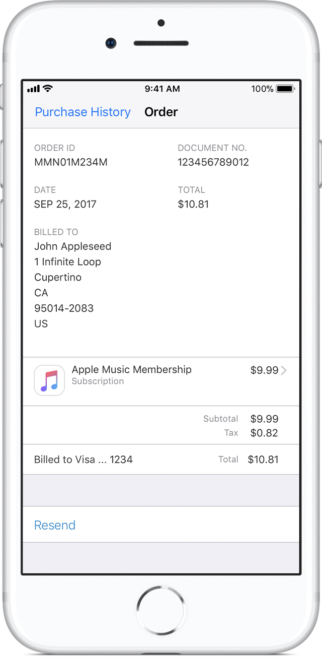 See your purchase history in the App Store or iTunes Store - Apple ...