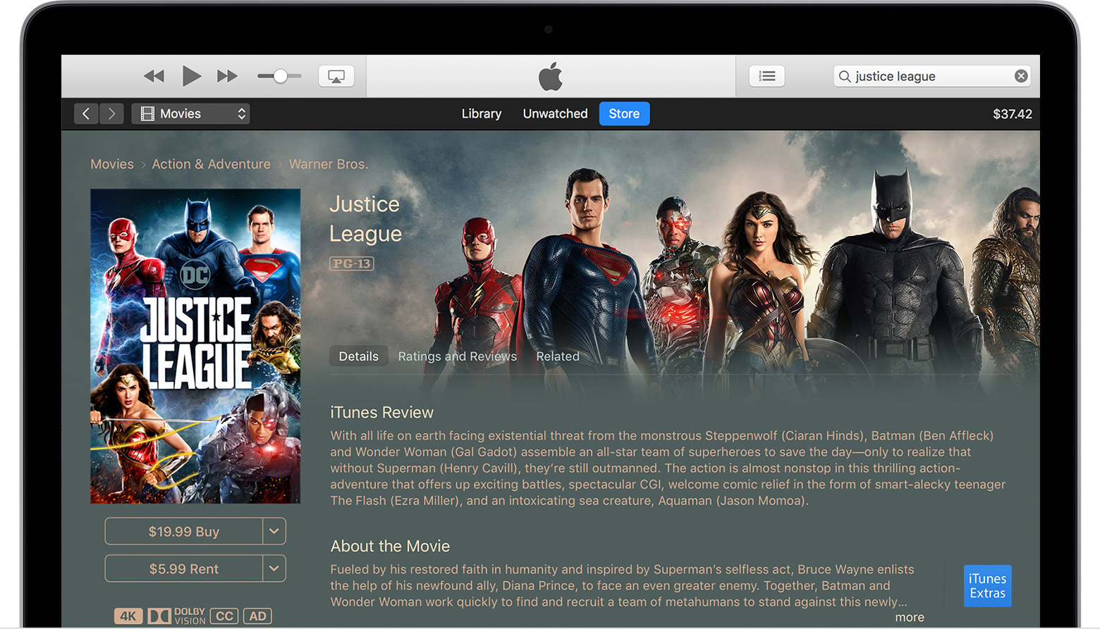 itunes download movies