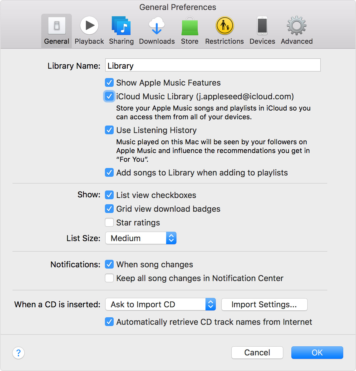 Turn on iCloud Music Library - Apple Support