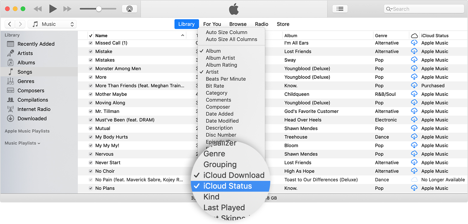 create new itunes library