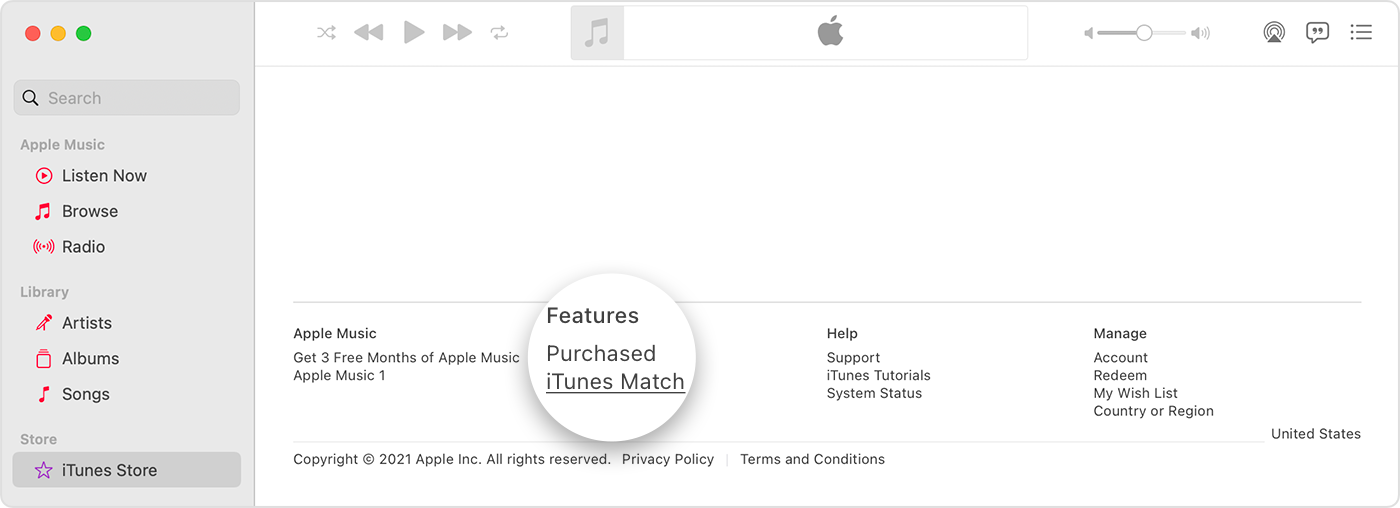 Subscribe to iTunes Match - Apple Support