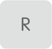klávesa R