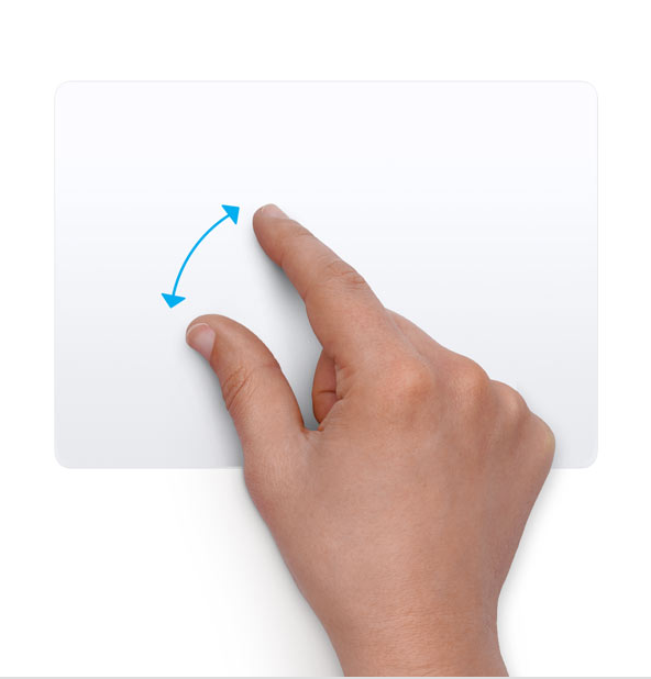 gestures on mac