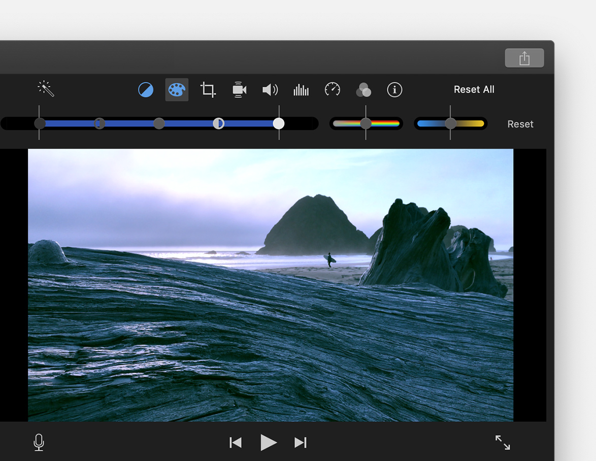 استخدام التأثيرات في Imovie Apple الدعم