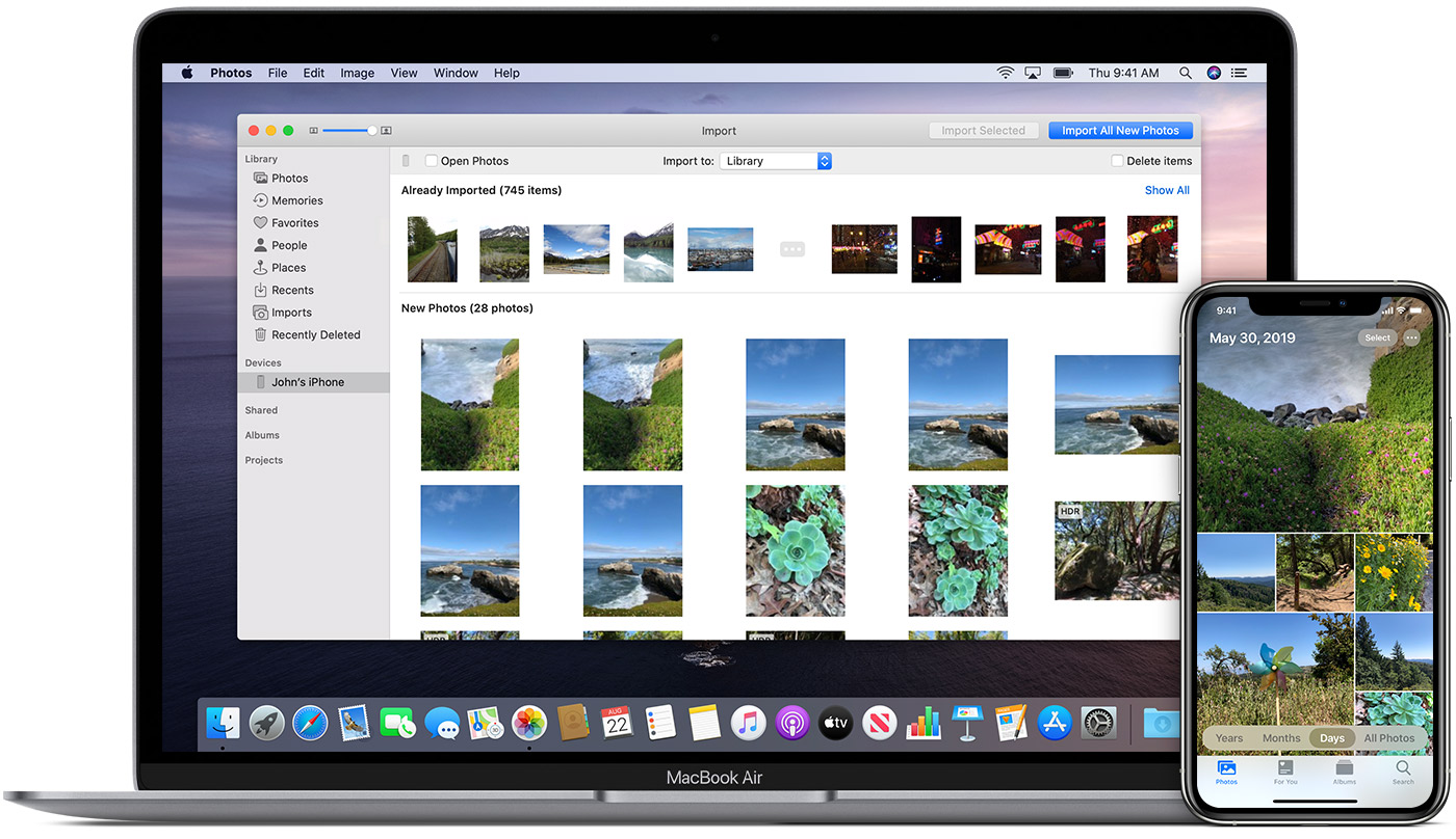 how to transfer photos from pc to macbook pro